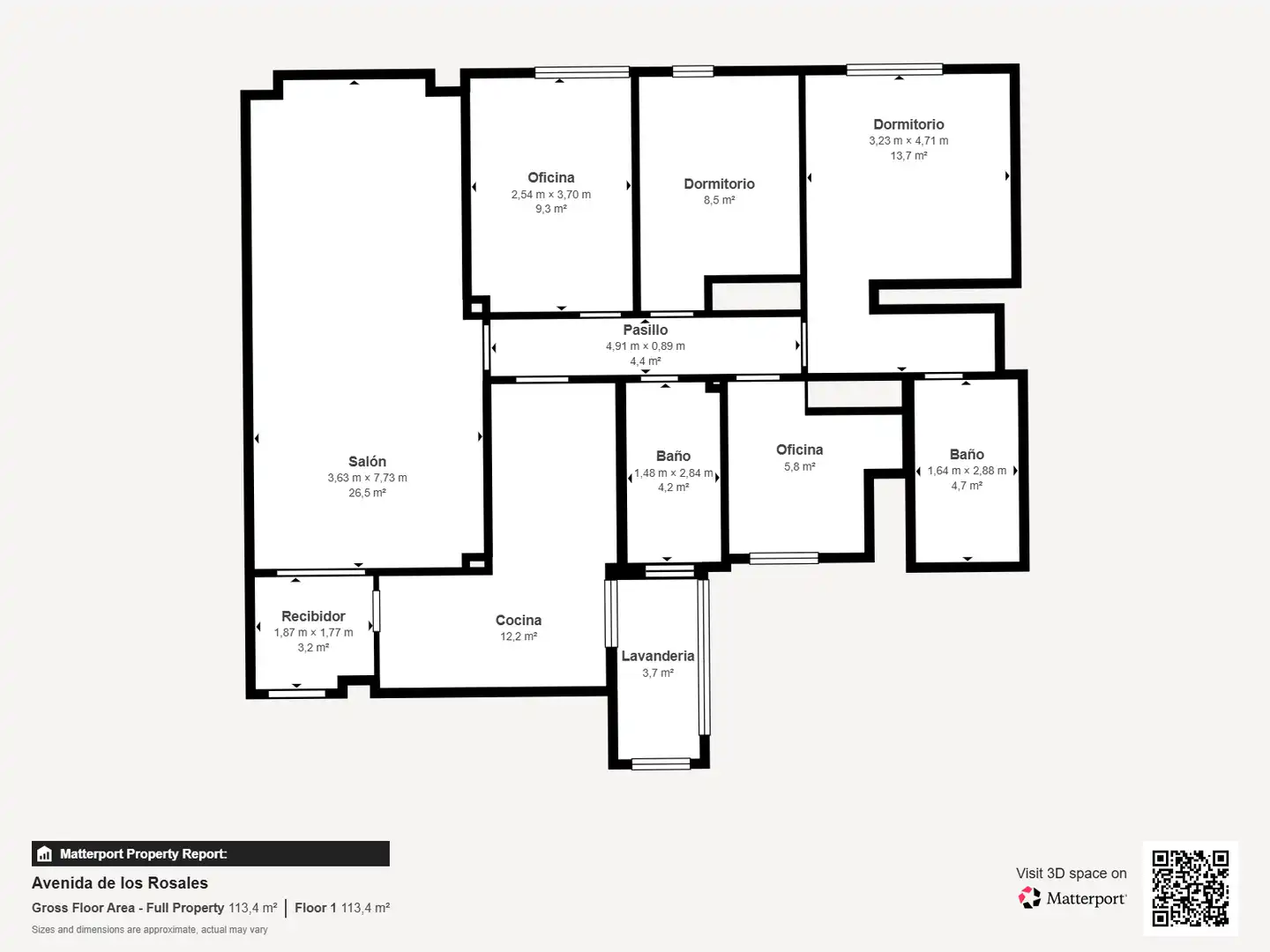 Piso en venta en Móstoles con Aire acondicionado, Calefacción y Terraza