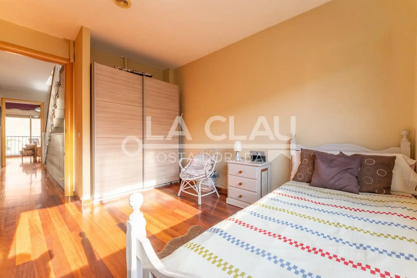 Schlafzimmer von Einfamilien-Reihenhaus zum Verkauf in Gavà mit Heizung