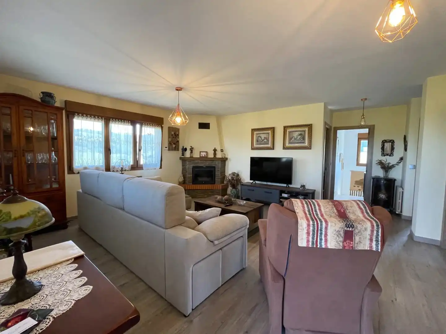 Sala de estar de Casa o chalet en venta en Gijón  con Calefacción, Jardín privado y Terraza