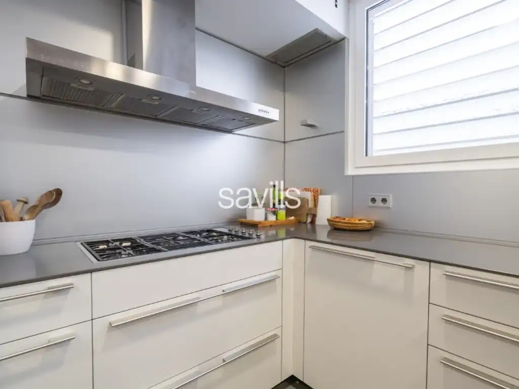 Küche von Haus oder Chalet zur Miete in Esplugues de Llobregat mit Privatgarten, Terrasse und Schwimmbad