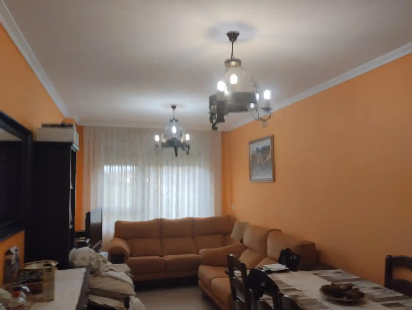 Sala de estar de Piso en venta en Hazas de Cesto con Calefacción, Amueblado y Horno