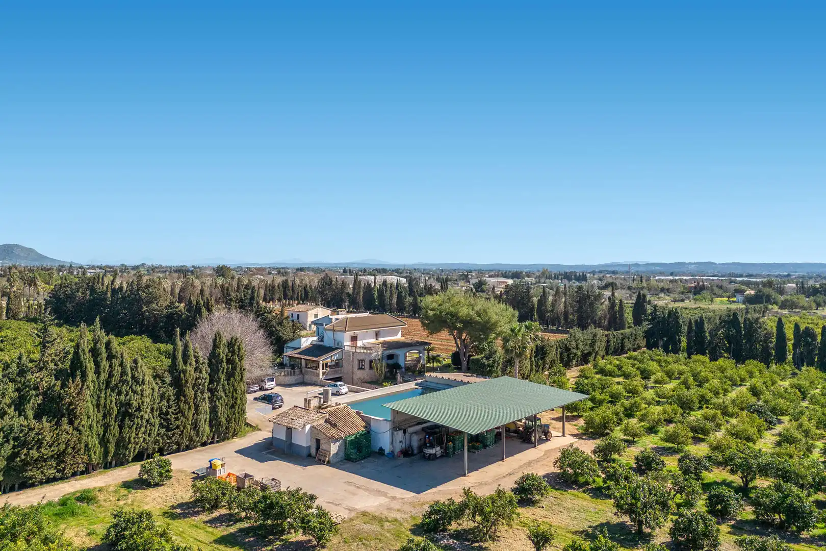 Vista exterior de Finca rústica en venda en Lloseta amb Aire condicionat, Calefacció i Parquet