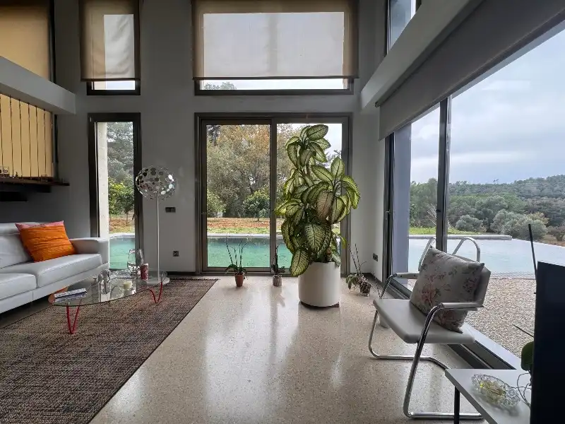 Sala de estar de Casa o chalet en venta en Madremanya con Aire acondicionado, Calefacción y Jardín privado