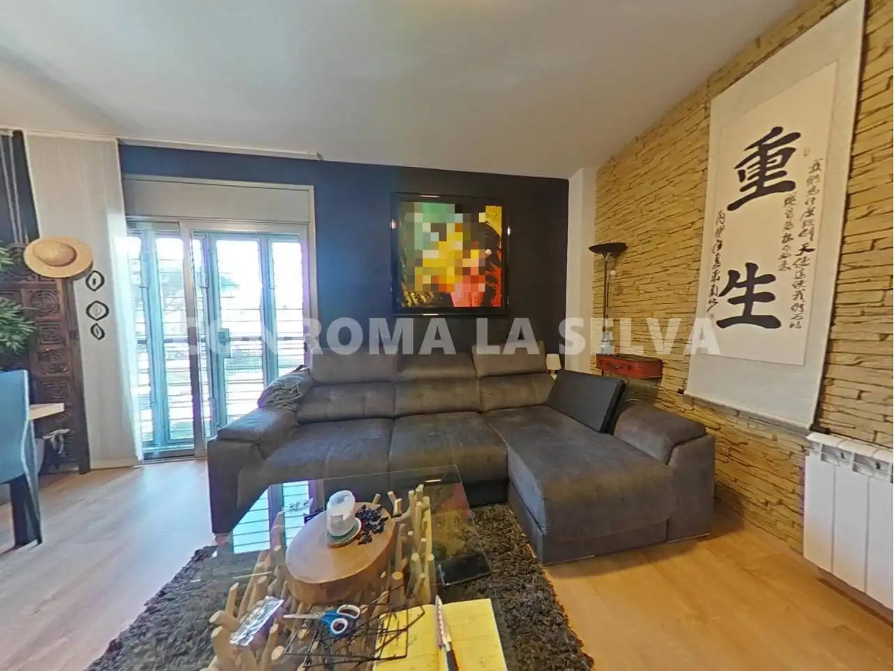 Living room of Flat for sale in Lloret de Mar  with Private garden, Parquet flooring and Terrace