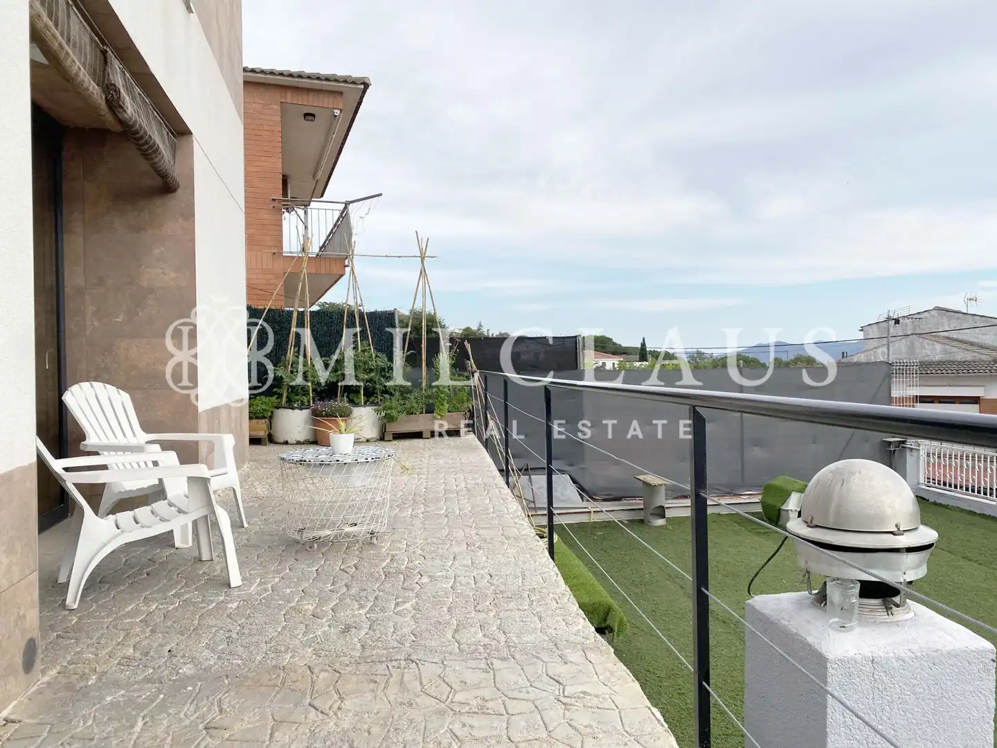 Terrasse von Haus oder Chalet zum Verkauf in Lliçà d'Amunt mit Klimaanlage, Heizung und Privatgarten