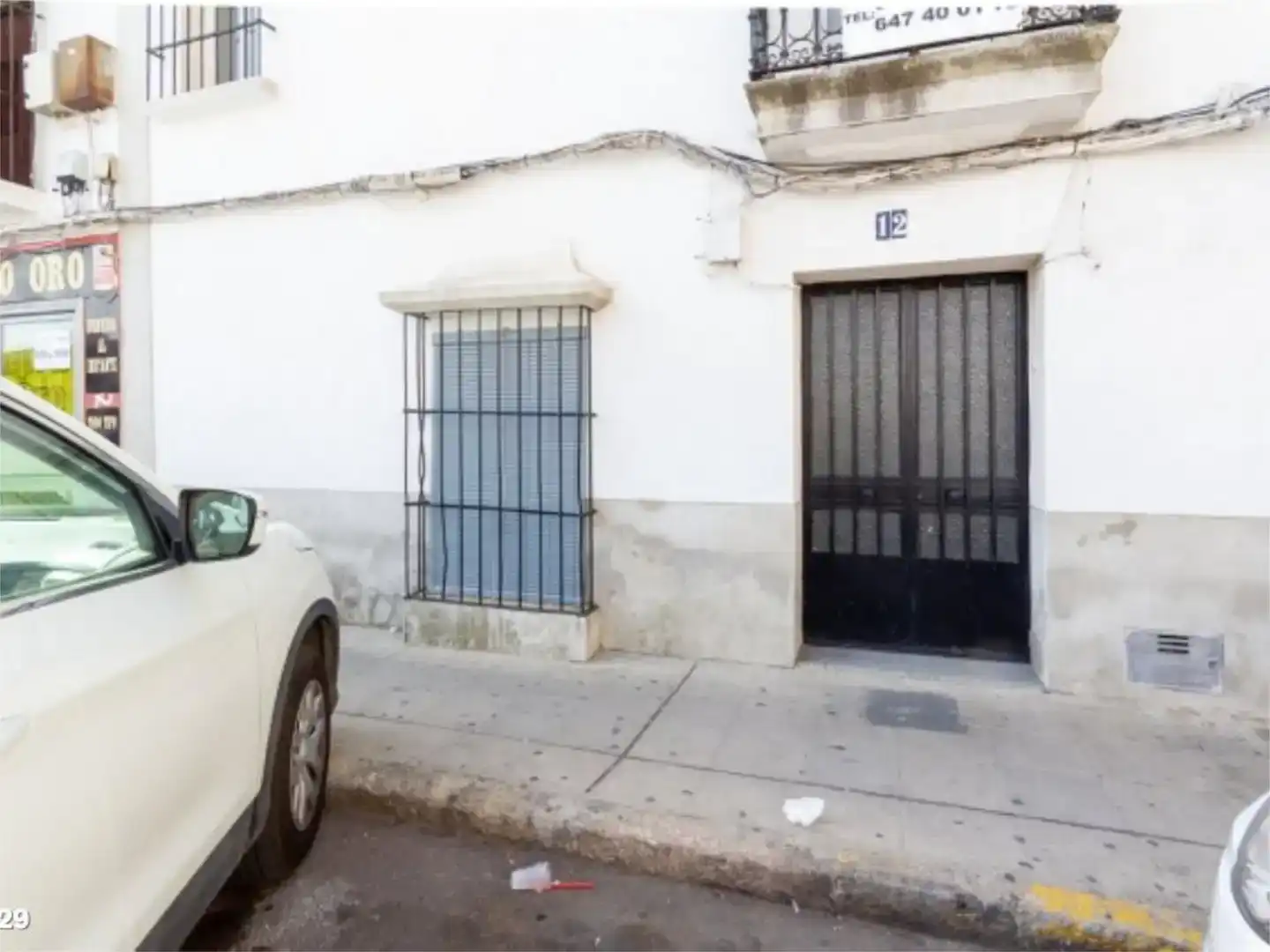 Vista exterior de Casa adosada en venda en Montijo amb Balcó