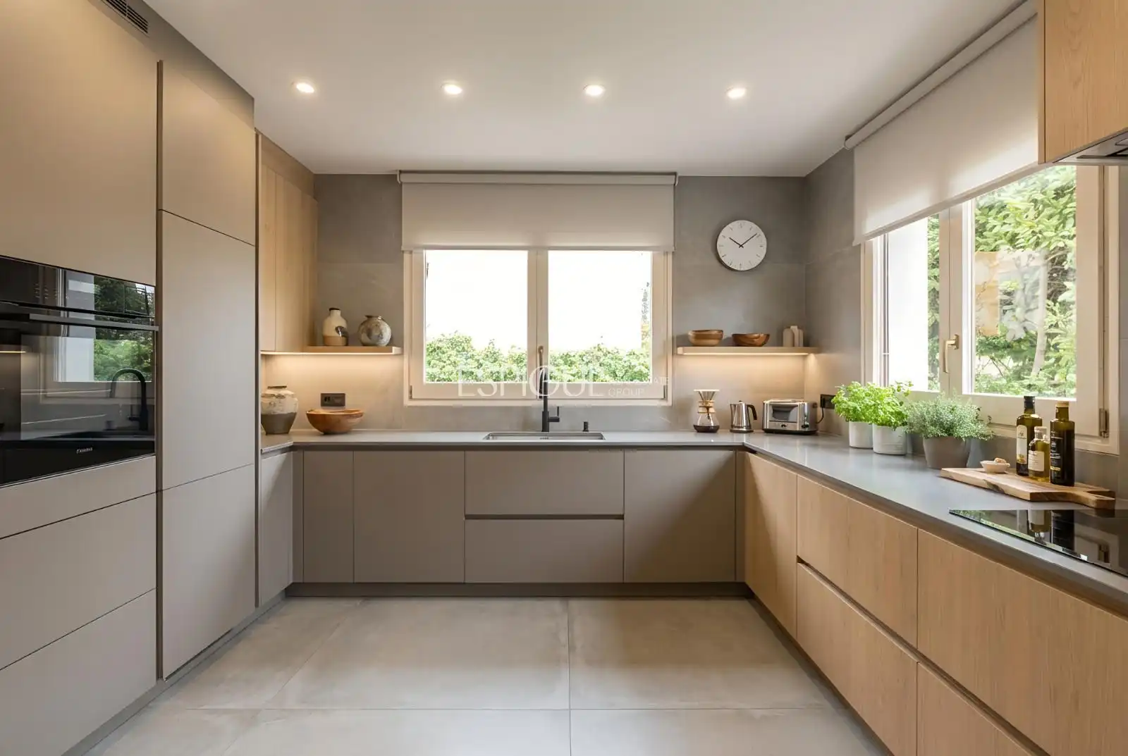 Kitchen of Houses for sale in Sant Cugat del Vallès  with Air Conditioner, Heating and Parquet flooring