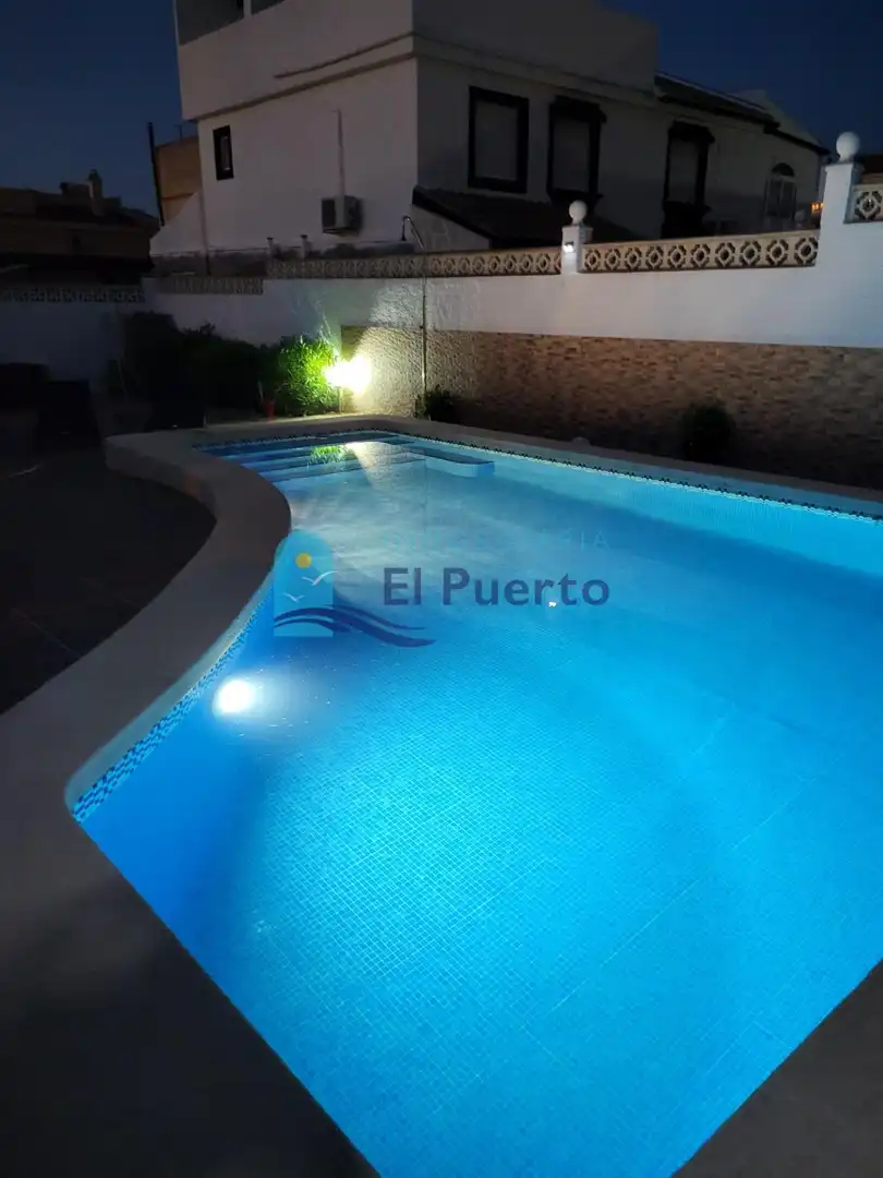 Swimming pool of Houses for sale in Mazarrón  with Air Conditioner, Heating and Private garden