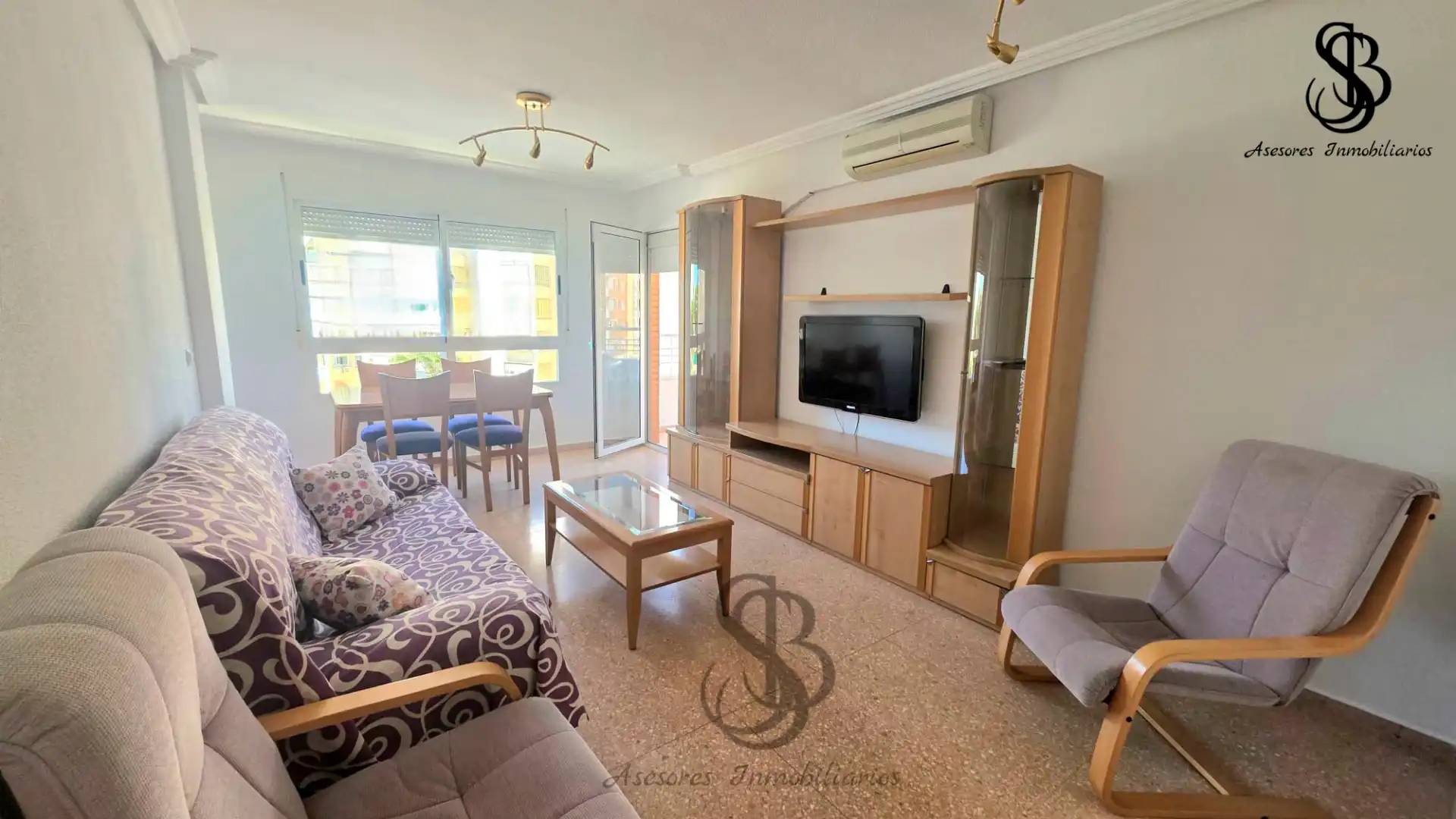 Sala de estar de Piso en venta en Alicante / Alacant con Aire acondicionado, Calefacción y Terraza