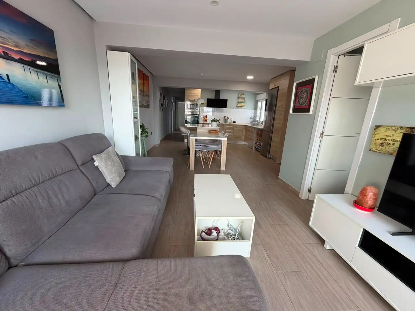 Sala de estar de Piso en venta en Gandia con Terraza y Amueblado