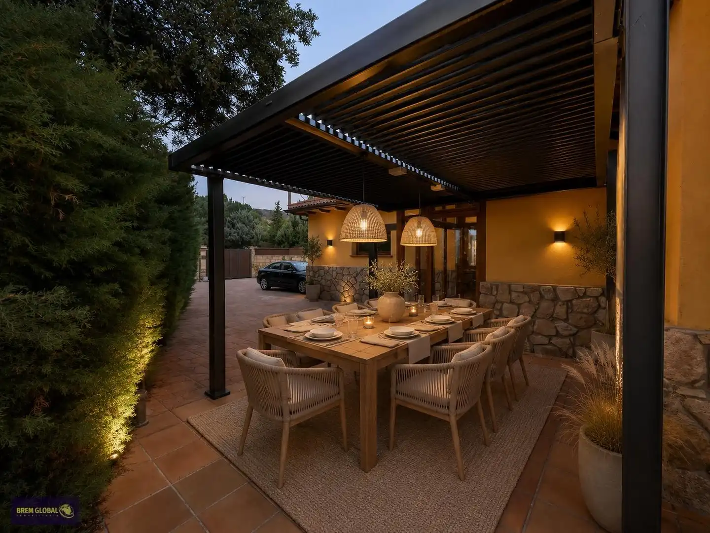 Terrassa de Casa o xalet en venda en El Berrueco amb Calefacció, Jardí privat i Alarma