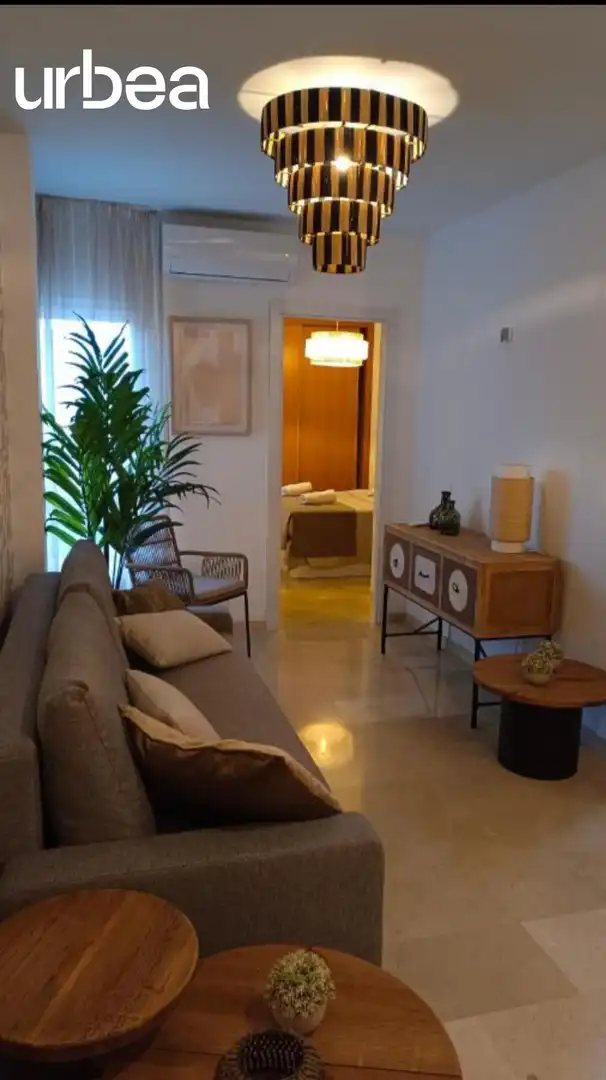 Sala d'estar de Pis en venda en Málaga amb Moblat
