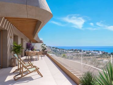 Apartament amb balcó en venda a La Cala Mijas