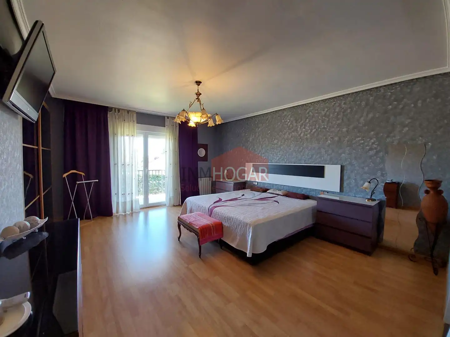 Bedroom of Houses for sale in Sanchidrián  with Private garden, Parquet flooring and Terrace
