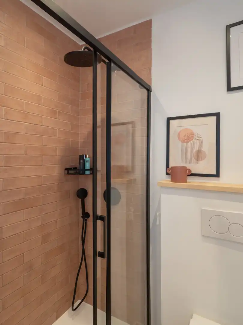 Badezimmer von Wohnungen zum Verkauf in  Palma de Mallorca mit Klimaanlage, Heizung und Terrasse
