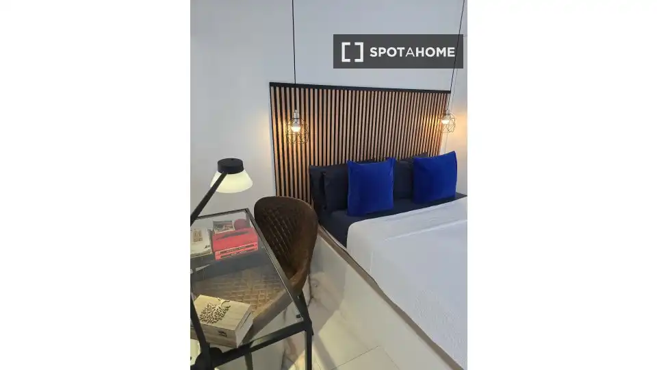 Dormitori de Apartament per a compartir en Santa Cruz de Tenerife amb Aire condicionat, Terrassa i Moblat