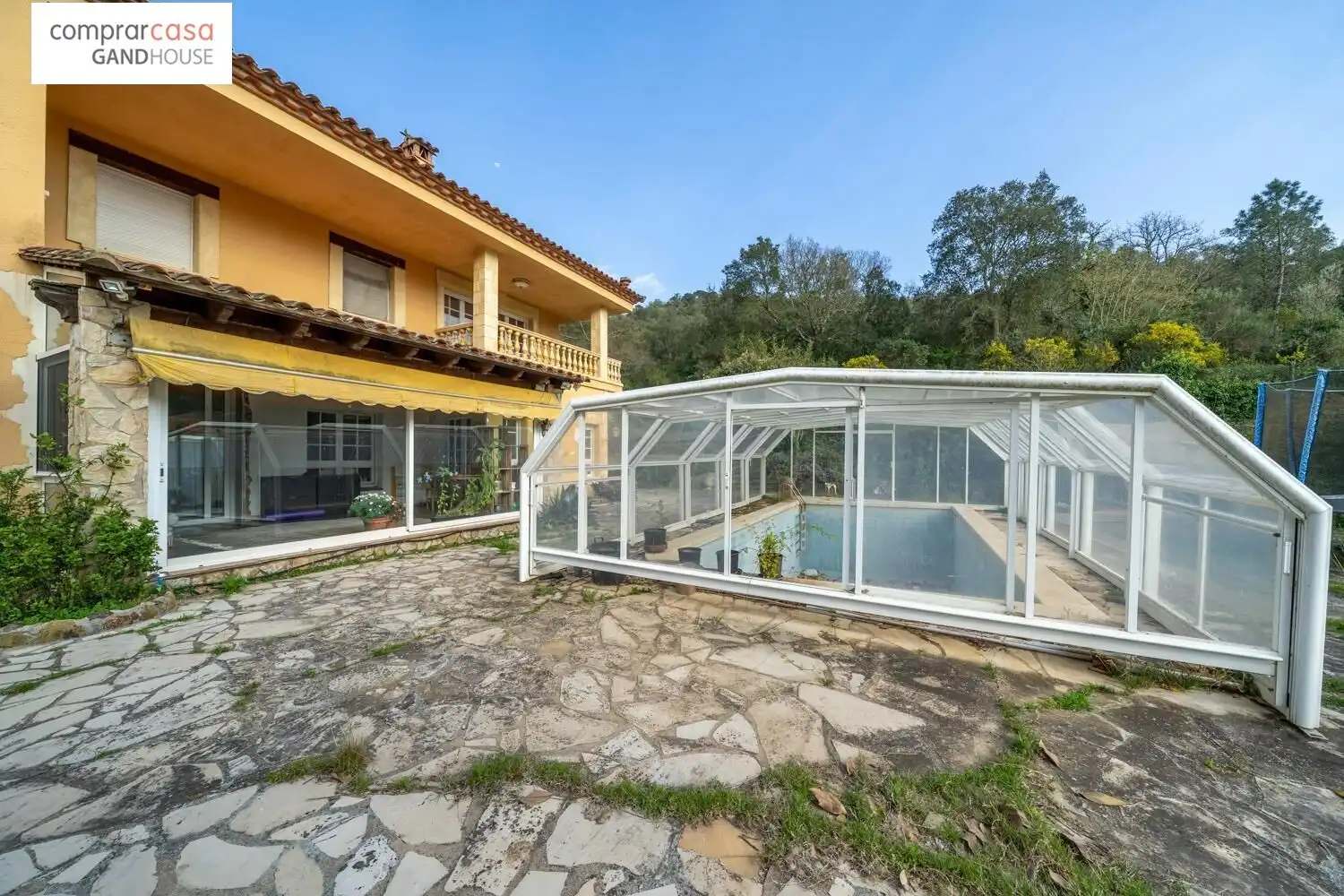 Piscina de Finca rústica en venta en Caldes de Malavella con Aire acondicionado, Calefacción y Jardín privado