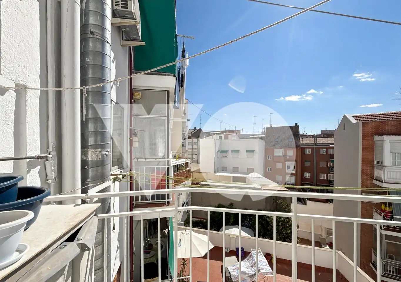 Balcony of Flat for sale in Madrid  with Air Conditioner, Heating and Terrace