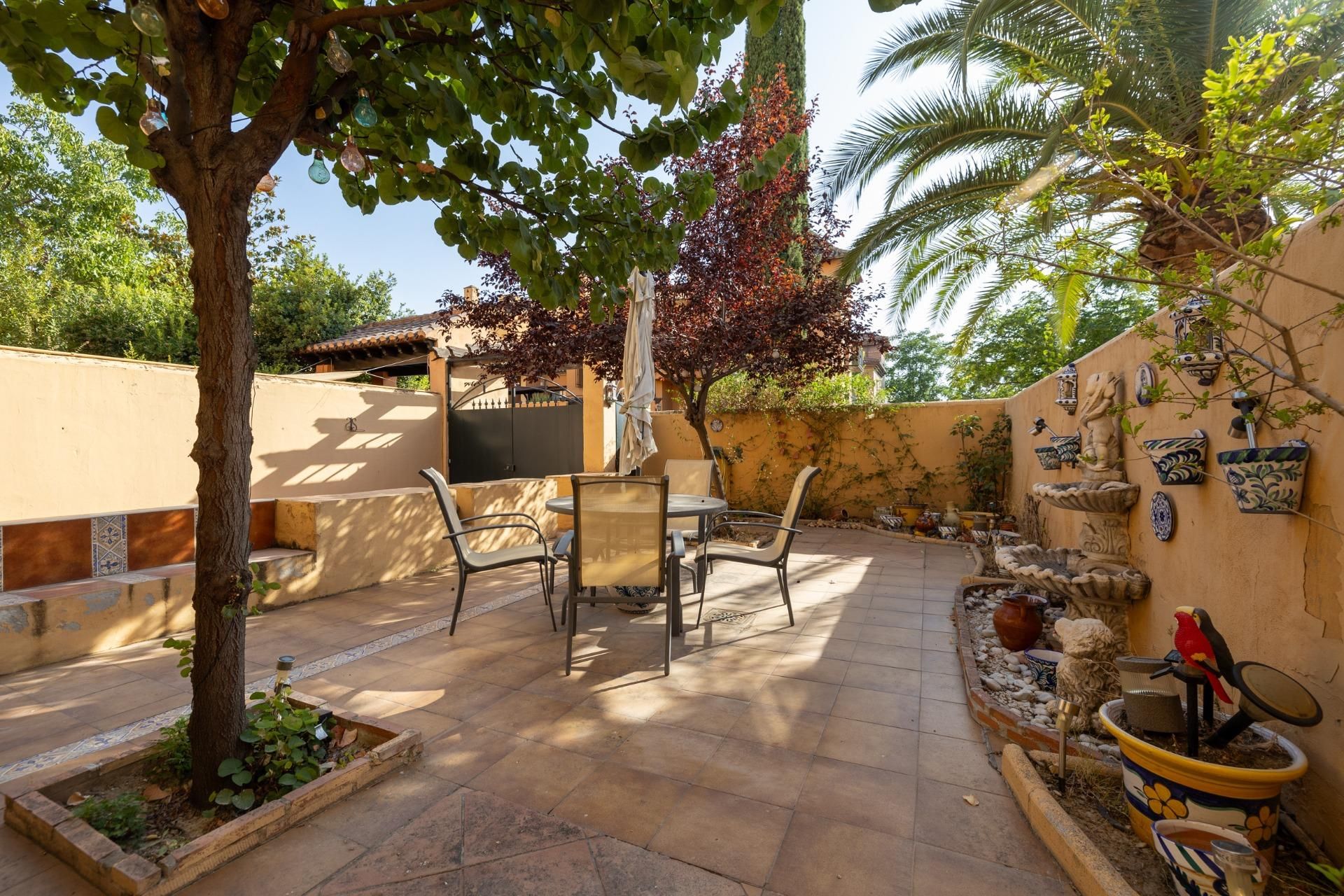 Terrace of Single-family semi-detached for sale in  Granada Capital  with Air Conditioner, Heating and Private garden