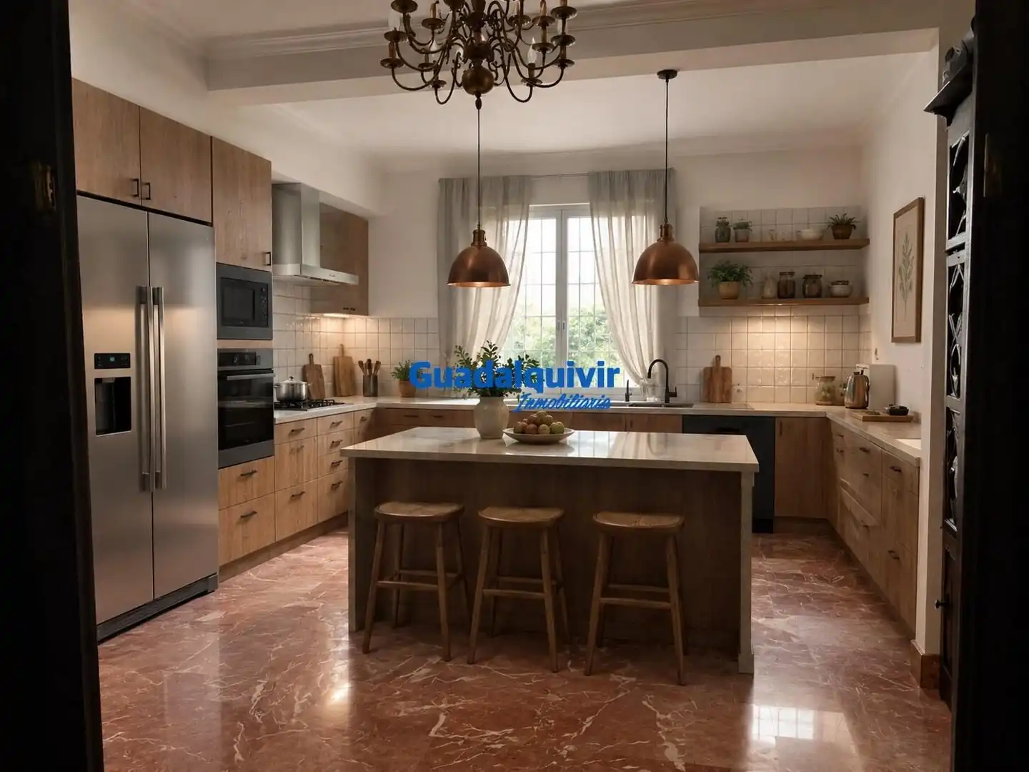 Cocina de Piso en venta en Sevilla con Terraza y Balcón