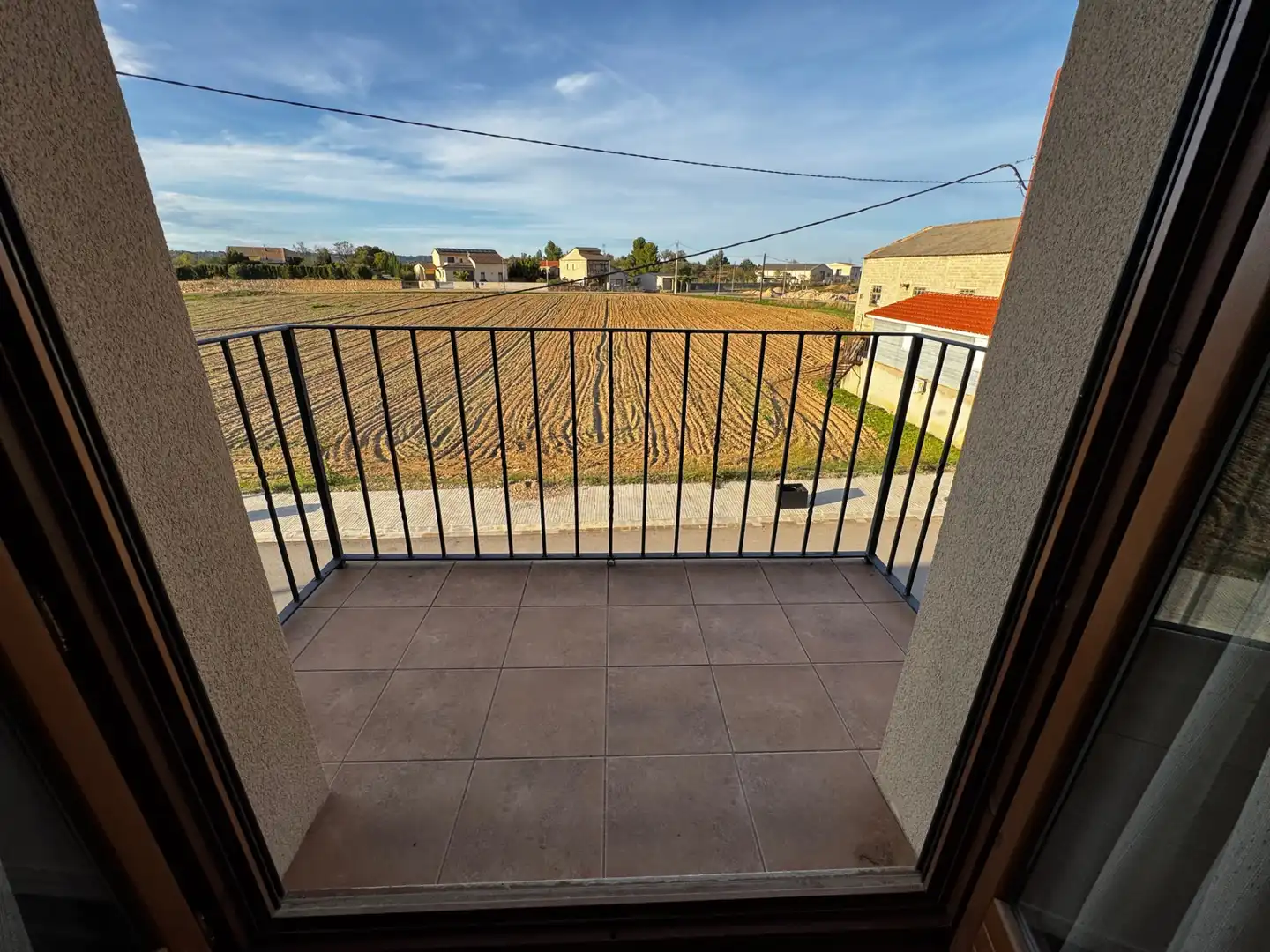 Balcony of Flat for sale in Arnes  with Air Conditioner, Furnished and Oven