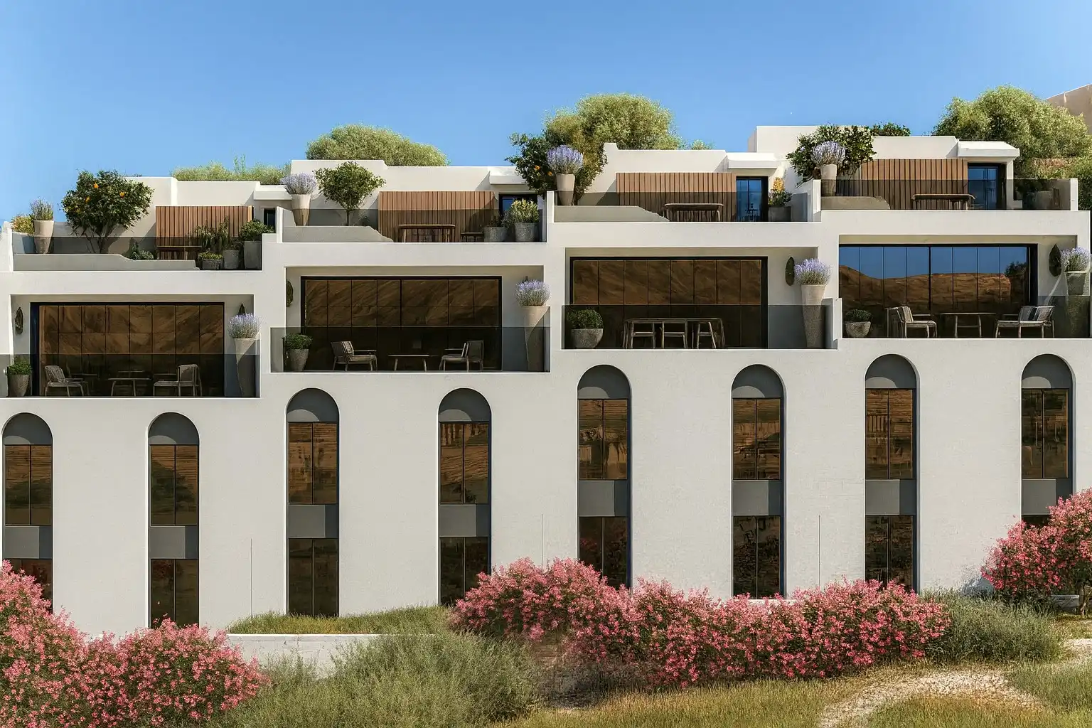Neubau-Reihenhaus mit Pool zum Verkauf in Avenida de Guaro 10B, imagen 24