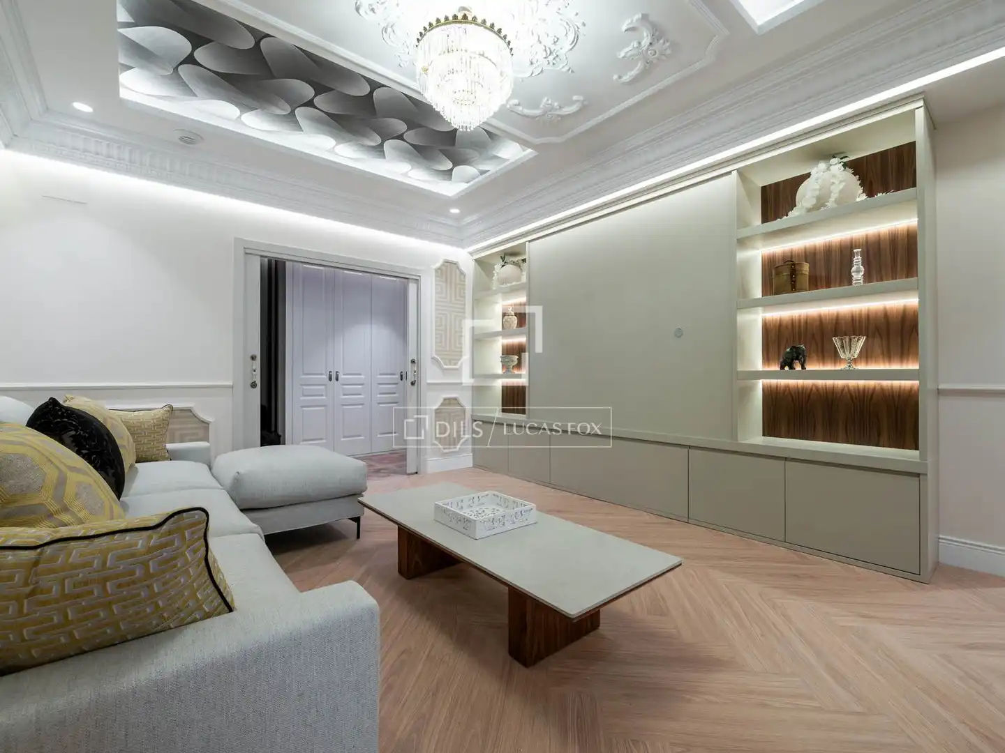 Sala de estar de Piso en venta en Madrid con Aire acondicionado, Calefacción y Parquet