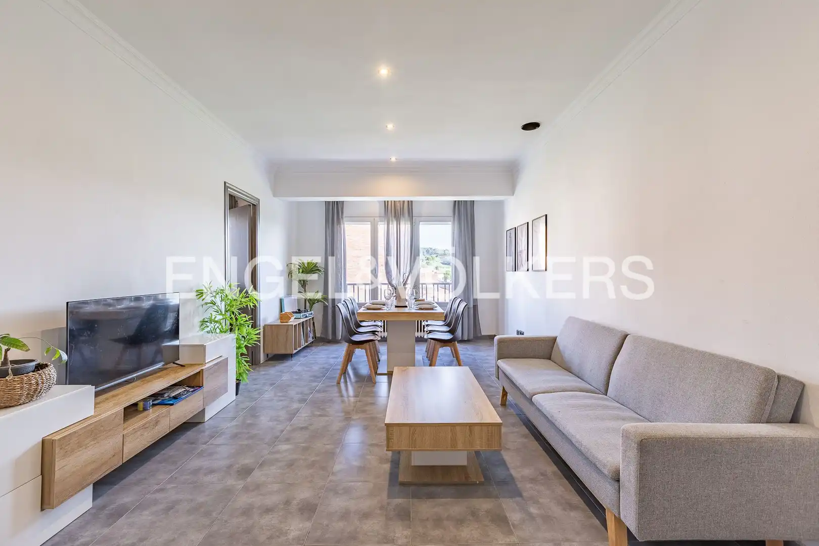 Wohnzimmer von Wohnung zum Verkauf in Navàs mit Heizung