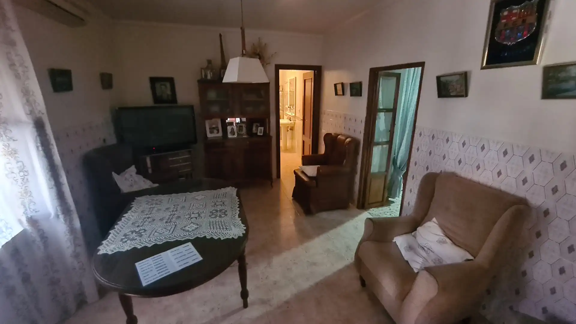 Sala de estar de Casa o chalet en venta en Maguilla con Aire acondicionado y Jardín privado