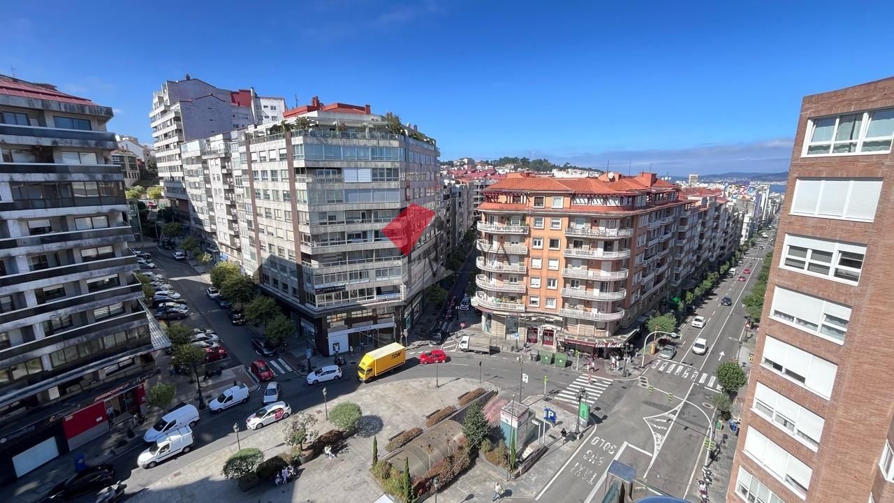 Exterior view of Flat for sale in Vigo   with Heating, Parquet flooring and Terrace
