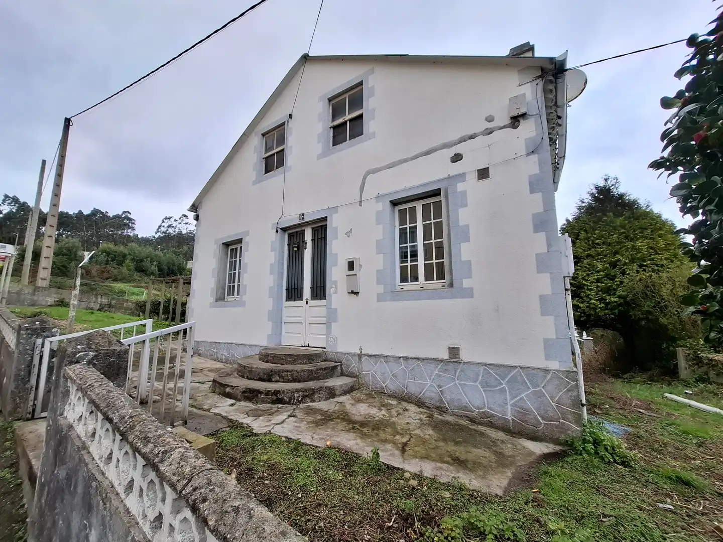 Vista exterior de Casa o chalet en venta en Burela con Jardín privado