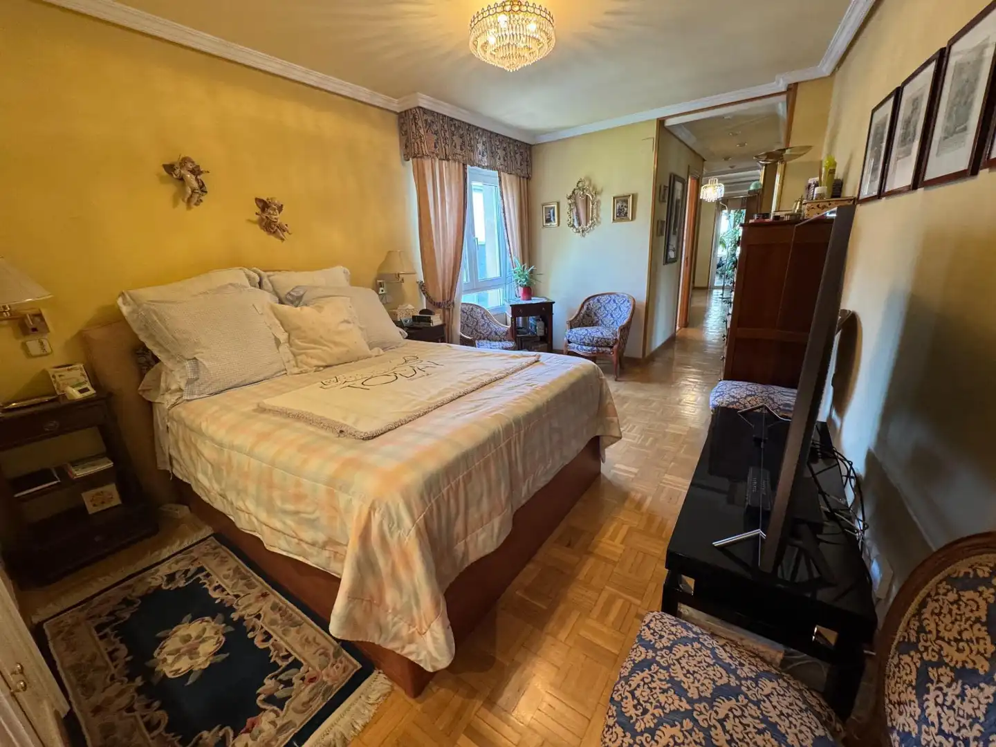 Bedroom of Flat for sale in Madrid  with Air Conditioner, Heating and Terrace