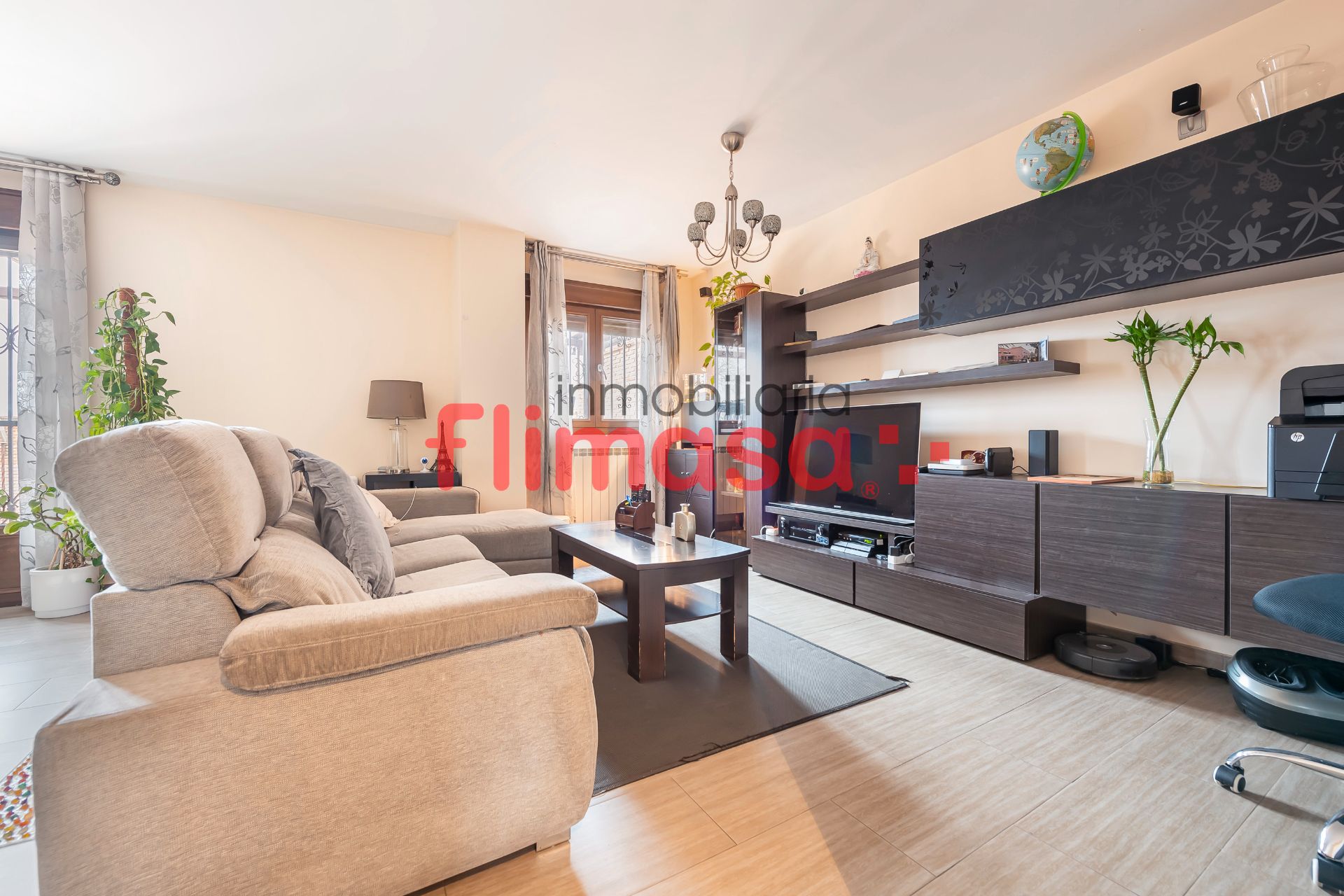 Living room of Single-family semi-detached for sale in Móstoles  with Air Conditioner, Heating and Terrace