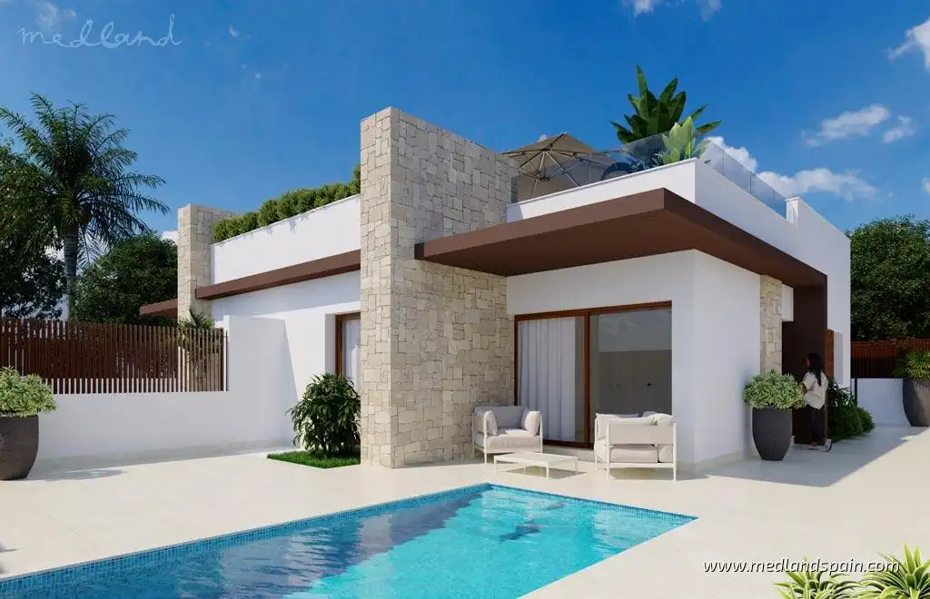 Vista exterior de Casa o chalet en venta en Orihuela con Jardín privado, Terraza y Piscina