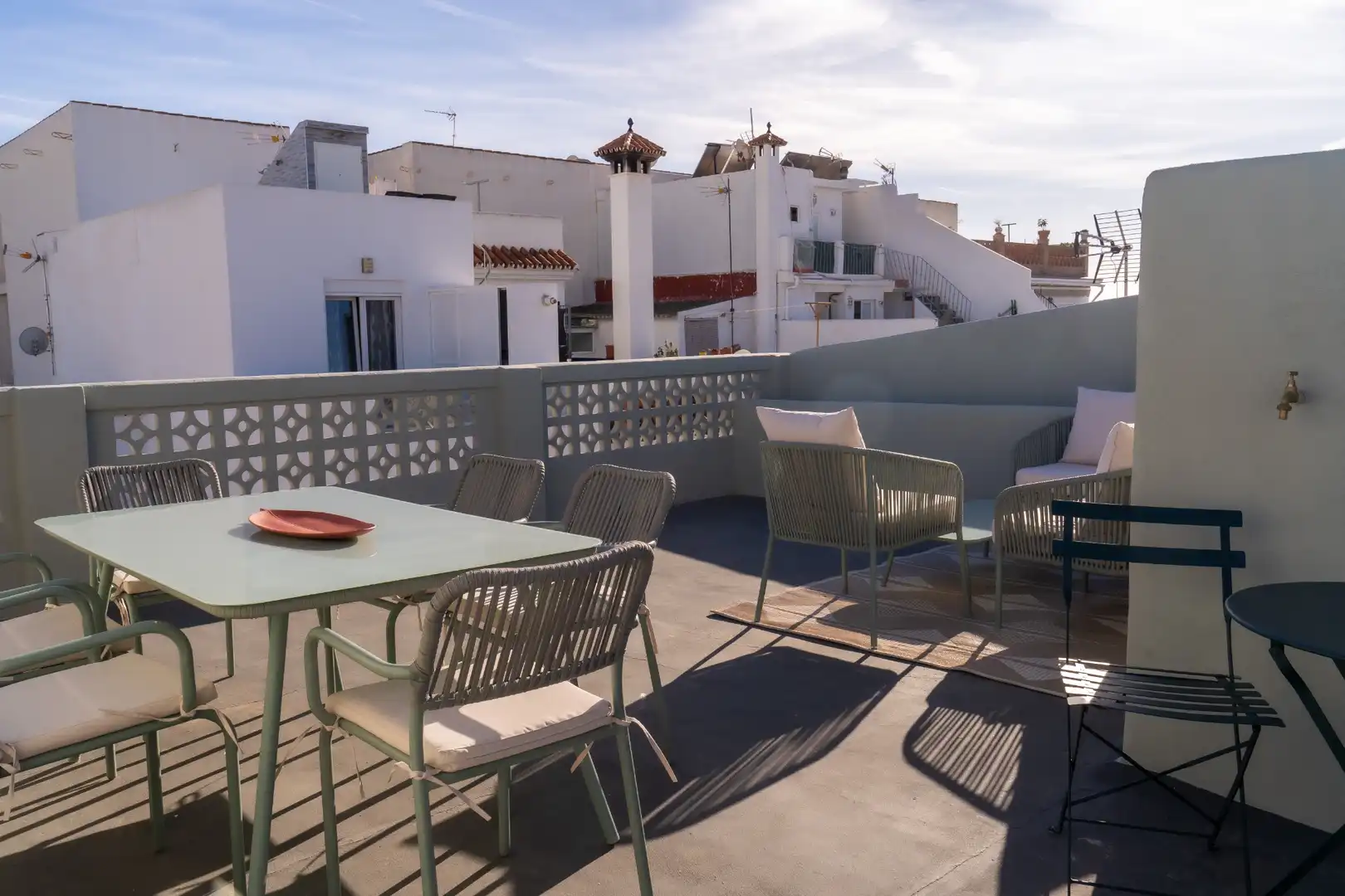 Terrace of Detached homes for sale in Marbella  with Air Conditioner, Terrace and Storage room