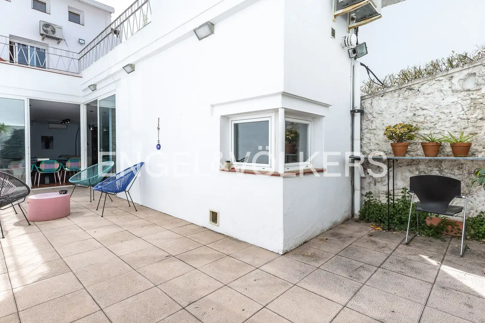 Terraza de Casa o chalet en venta en Badalona con Aire acondicionado, Calefacción y Jardín privado