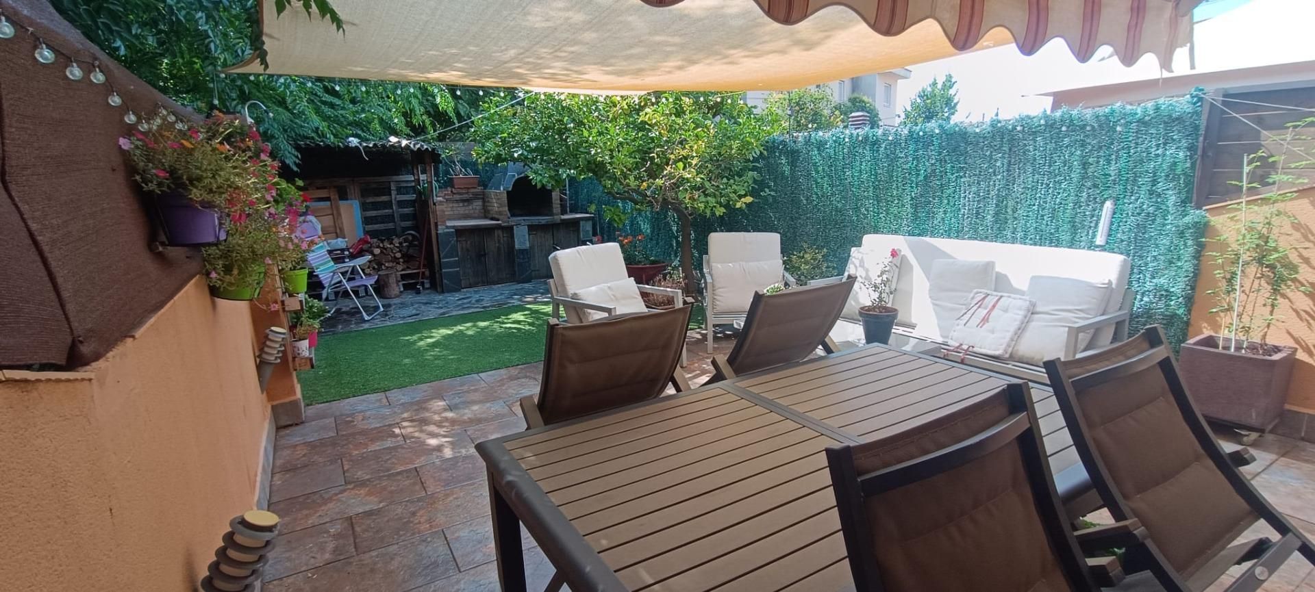 Terraza de Casa adosada en venta en Banyeres del Penedès con Aire acondicionado, Jardín privado y Terraza