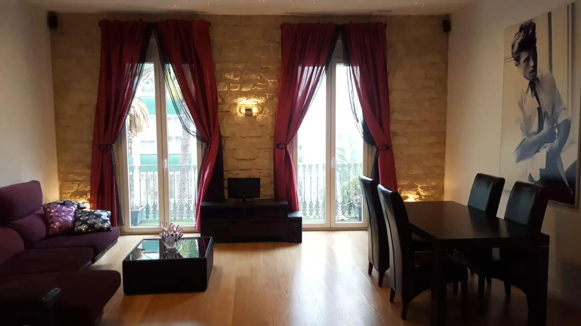 Living room of Flat for rent in Alicante / Alacant  with Air Conditioner, Heating and Furnished