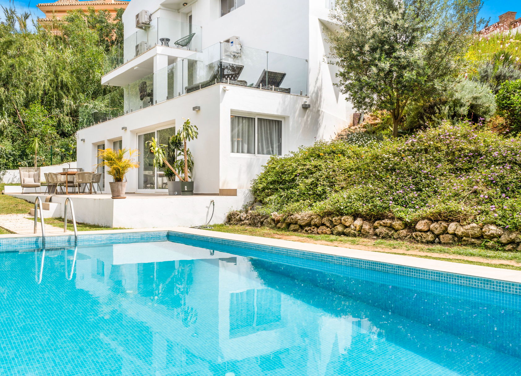 Garden of House or chalet for sale in Marbella  with Air Conditioner, Heating and Private garden