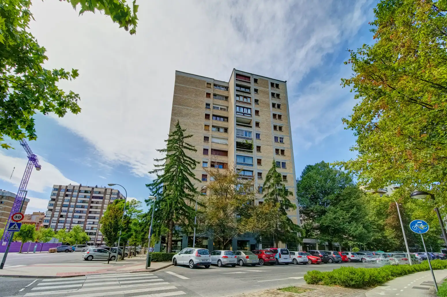 Exterior view of Flat for sale in  Pamplona / Iruña  with Heating and Parquet flooring
