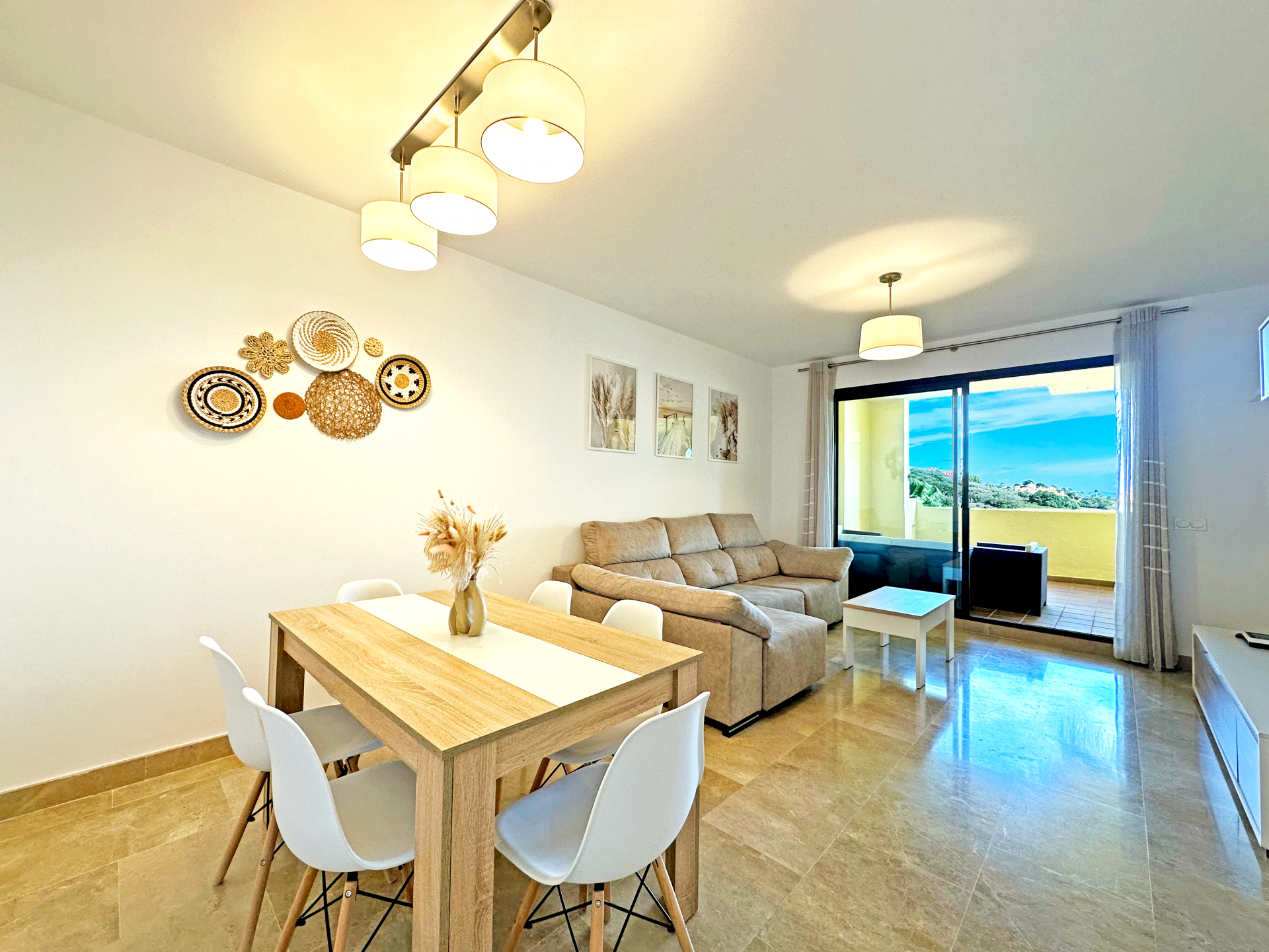 Living room of Apartment for sale in Manilva  with Air Conditioner, Terrace and Storage room