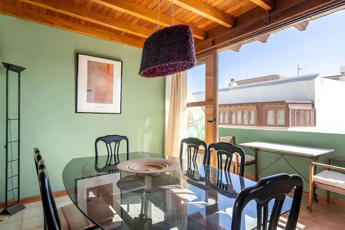 Dining room of Flat for sale in Arrecife  with Terrace and Furnished
