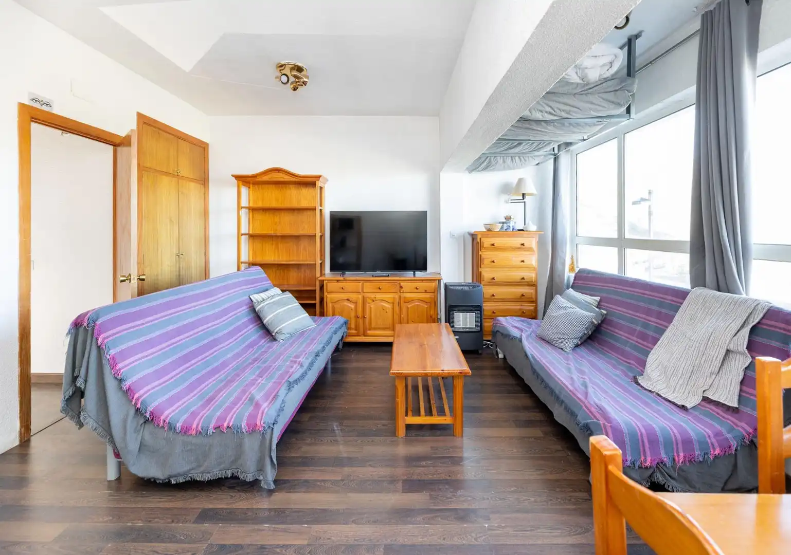 Sala de estar de Piso en venta en Sierra Nevada con Calefacción y Amueblado