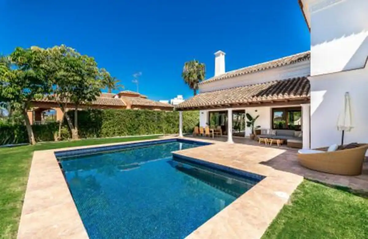 Exterior view of Houses for rent in Marbella  with Air Conditioner, Private garden and Terrace