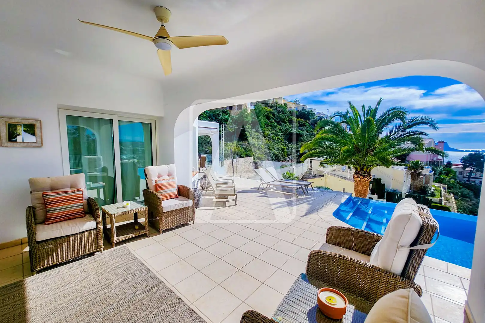 Terrace of Houses for sale in Moraira  with Air Conditioner, Heating and Private garden