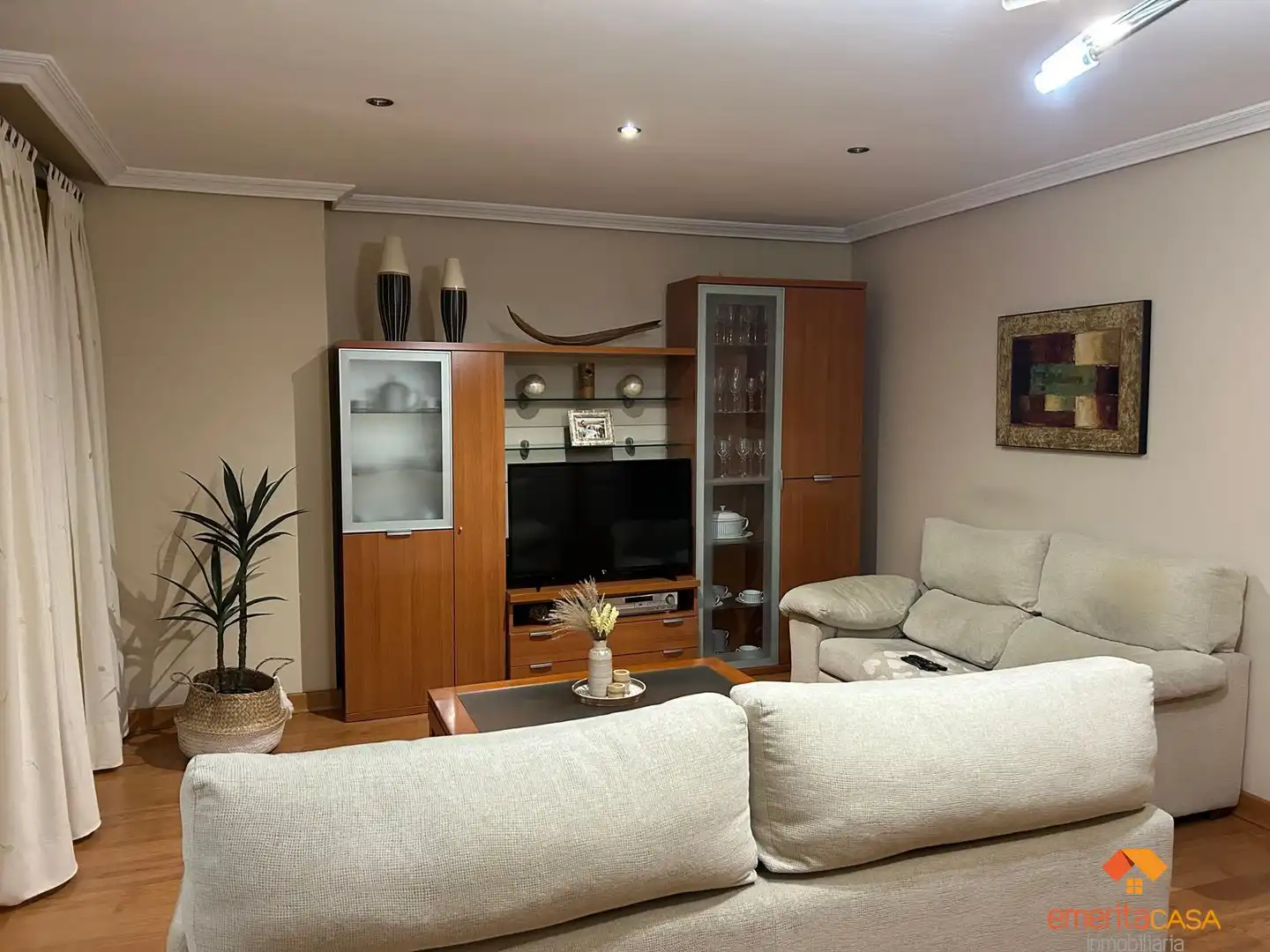 Living room of Flat for sale in Mérida  with Air Conditioner, Storage room and Furnished