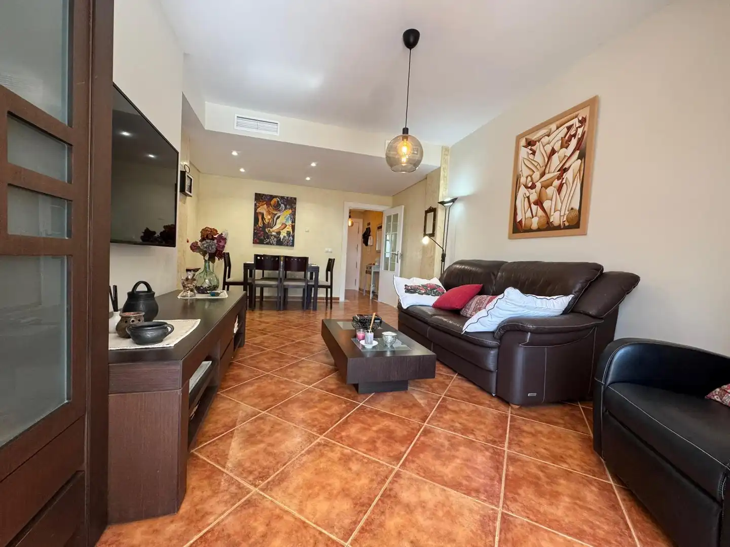 Sala de estar de Apartamento en venta en Rota con Terraza y Piscina comunitaria