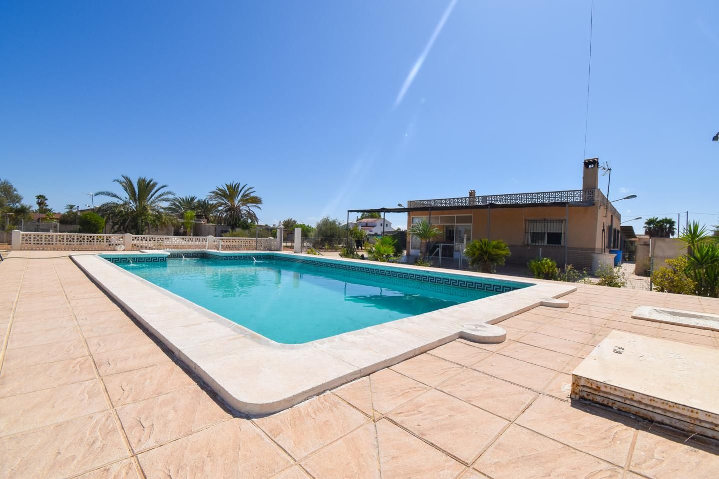 Piscina de Finca rústica en venda en Elche / Elx amb Jardí privat, Terrassa i Piscina