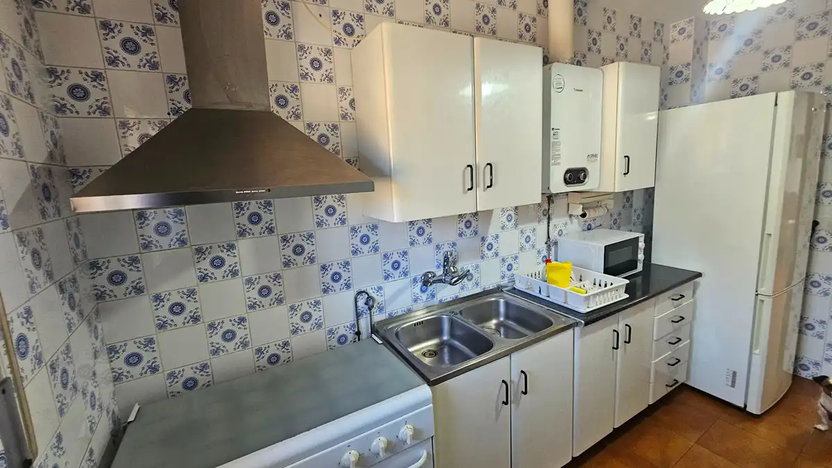 Cocina de Casa o chalet en venta en Higuera de la Sierra con Aire acondicionado, Jardín privado y Terraza