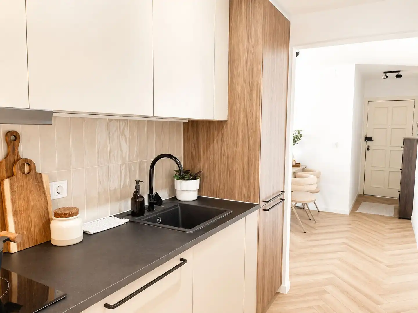 Cuina de Apartament en venda en Calpe / Calp amb Aire condicionat, Calefacció i Terrassa